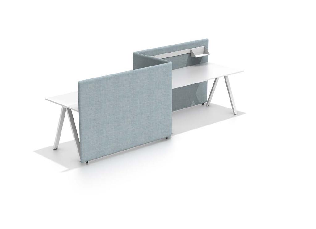 T-PANEL CURVE Homely functionality in the workplace. The Curve" table panel brings colour and a cosy feel to the workplace.