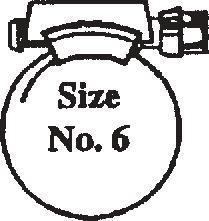 Size No. 5/8 Figure 3/ or 7/8 1-1/8 or 1 Installation of Tubing Clamps on Elements Select the proper size tubing clamps as shown in Figure.