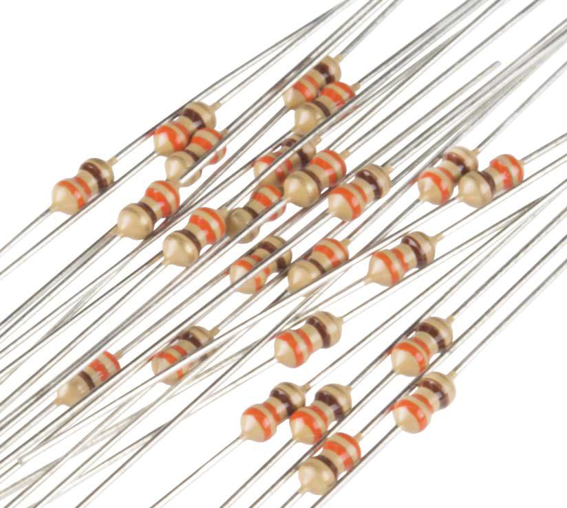 FIGURE 2-5: Resistors up close and personal If you think of electricity like the flow of water through a pipe, a resistor is analogous to a point where the pipe size narrows, reducing the water flow.
