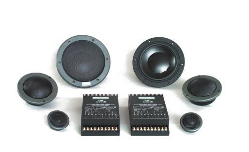 Audiophile quality crossover (X 360) is adjustable for three different tweeter operational modes. Phase correct, shallow slope crossover. Die-cast basket.