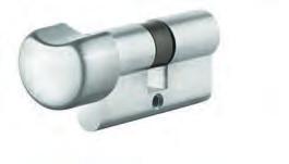 thickness Key Thumbturn (Standard) 217 32"(64) 7 8" (22) 15 16" (33) 11 2" A 11 4" (32) B 11 4" (32) Door thickness based on 7 mm rose/escutcheon 88 8812 00264 88 8812 00270 Keyway C-type 5 pin on