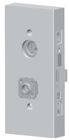 Installation Instructions for 45HW & 47HW Electrified Mortise Locks Installing the trim Escutcheon screw Inside escutcheon Trim ring For M trim (Figure 16c) or N trim (Figure 16d) 1 Position the
