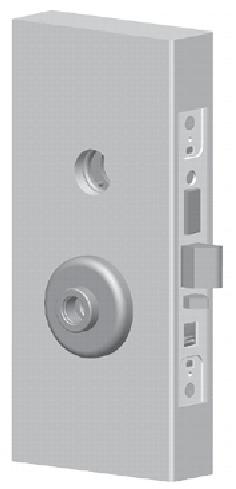 Installation Instructions for 45HW & 47HW Electrified Mortise Locks Installing the trim 18 Install standard or high security cylinder (if necessary) Back view of cylinder Set screw location Cam in 1