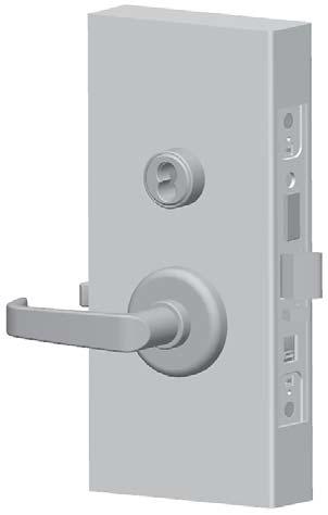 With the handle pointing toward the hinges, insert the outside lever and spindle assembly into the lock from the outside of the. Note: The 17 style lever is handed.