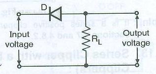 Clipper circuit using shunt diode-2marks