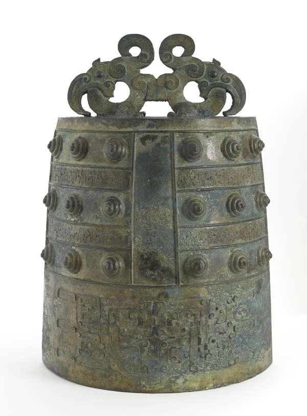 21 inches high Right: Bronze Bell, Eastern