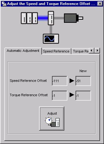 1.1 Speed Control 1.1.1 Basic Settings for Speed Control The value that results from automatic adjustment will be displayed in the New Box.
