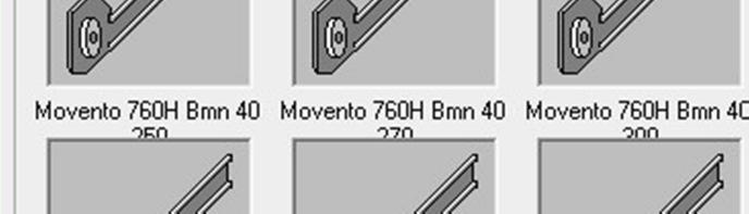To use Movento drawers for one drawer/rollout when Movento has not been selected in the cabinet Take the cabinet into the