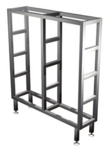 BAR MODULAR STAINLESS BAR UNITS ACCESSORIES Service Frame 30x30mm box section Dimensions 600 / 800 and 1000mm