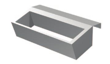 + 1000mm Worktop upstand g Water retaining edge on drainer version all sides g Designed to be used suspended
