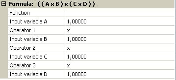 Mathematics function Parameters Function quantity Selection of the required function quantity.