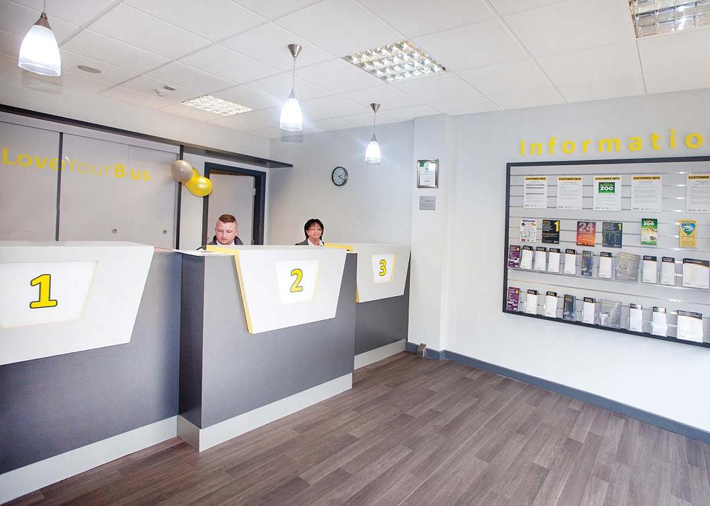 client: Blackpool Transport - travel centre challenge We were invited to design, manage and implement Blackpool Transport s new travel centre on Market Street in Blackpool s town centre.
