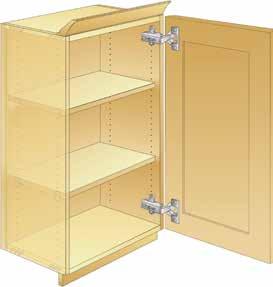 ULTRACRAFT ARCHITECTURAL SPECIFICATIONS CABINET BOX: 1 Cabinetry is manufactured with 5/8 -thick environmentally-friendly EPP-certified engineered furniture core or plywood panels 2 Dowel-and-glue