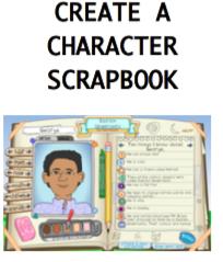 DIRECTIONS: 1. GO to the Resources page of our class web site: http://teriscovkyasmith.weebly.com/ 2. CLICK on the image for CHARACTER SCRAPBOOK 3. FOLLOW the directions! 4.