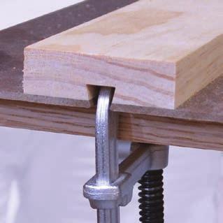 The MATCHFIT Dovetail Clamp allows for unlimited fence heights.