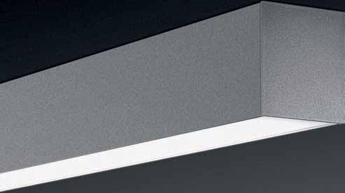 Alinio Seamless all the way. With segments 3 metres in length and overlapping socket positions, Alinio guarantees harmonious illumination of both room and light line along any distance.