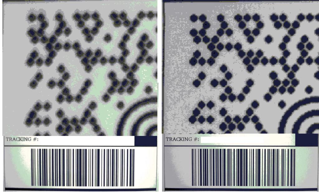 megapixel sensor provides the ability to discern details in the features of interest. In this case, simply swapping sensors provides a considerable improvement in resolution.