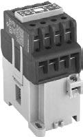 Construction Data Multipole Relays -8 pole types available compact construction suitable for EN 6075 (35 mm) track mounting or screw fastening self-adjusted terminals, captive terminal screws