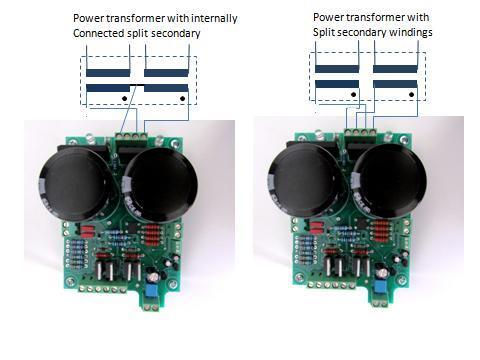 Figure 22 - Power Transformer secondary hookup wiring The simplicity of the nx-amp means, other than the power supply and housing, the amplifier boards can be built for around $40 each, and the