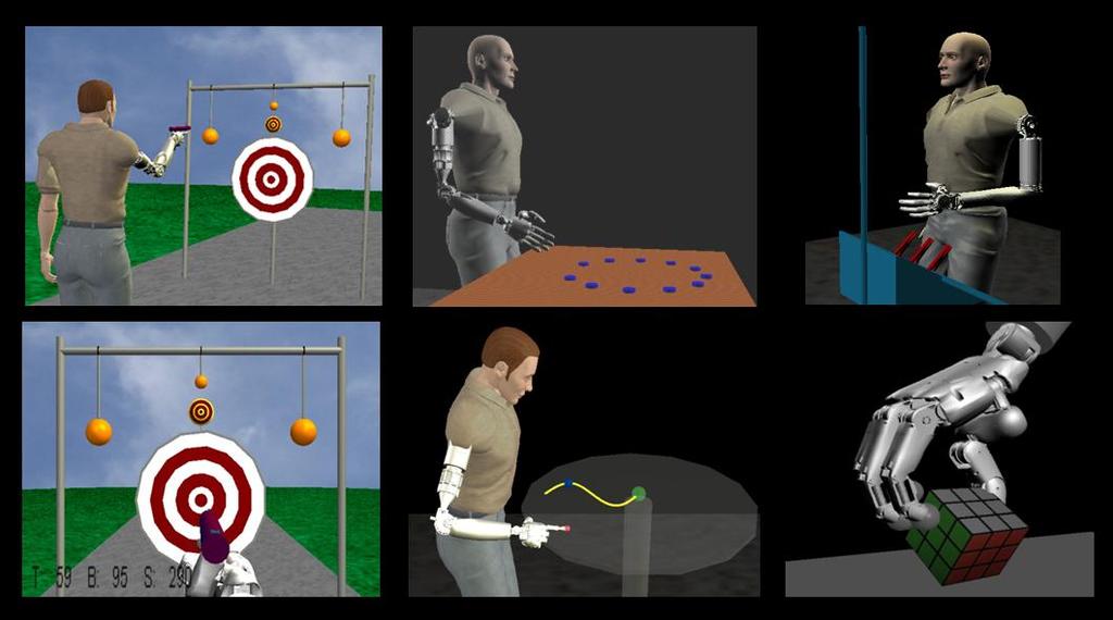 human and prosthetic limbs and the virtual task environments simulating realistic rehabilitation tasks (Fig. 3). Figure 3.
