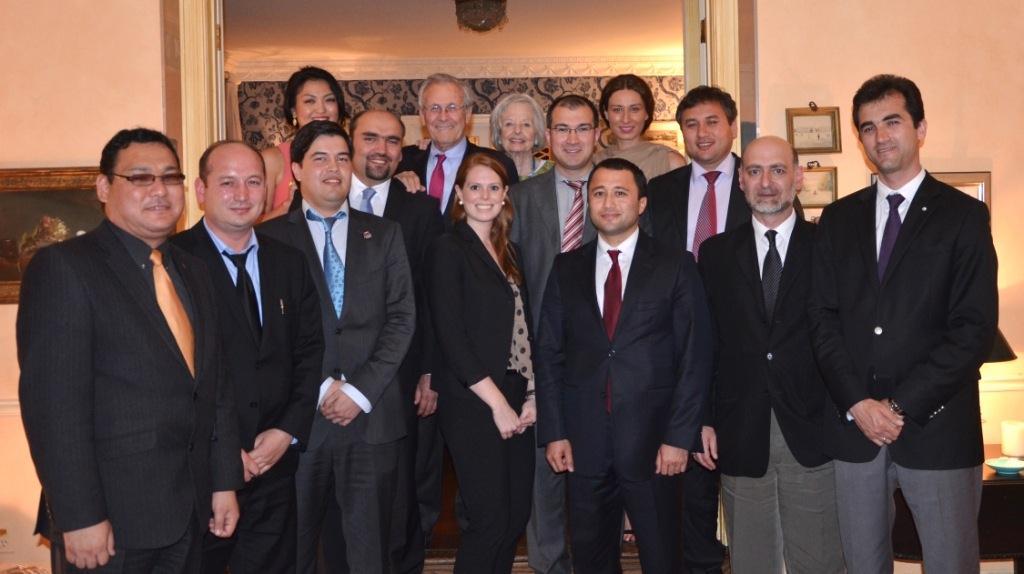The Eighth Group of the Rumsfeld Fellows Complete Program in Washington, DC The eighth group of fellows from Central Asia, the Caucasus, Afghanistan and Mongolia completed a six-week program of