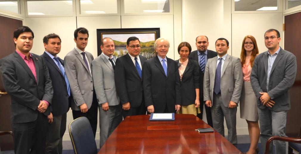 Fellows with Senator Joe Lieberman (I-CT), Chairman of the Senate Homeland Security and Governmental Affairs Committee Since the fall of 2011, the Rumsfeld Fellowship has partnered with the Open