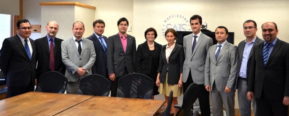 Fellows with Ann McLaughlin Korologos, former US Secretary of Labor Ovez Agayev: Meeting highly successful and influential business leaders left us all with a tremendous