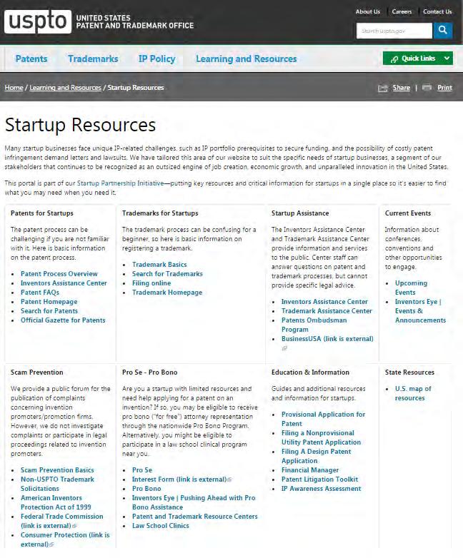 Startup Resources Young, high-growth, startup businesses continue to be recognized as outsized engines of job creation, economic growth, and unparalleled innovation in the United States.