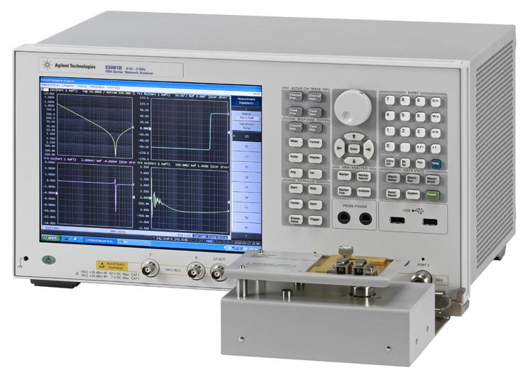 IZI Phase Wide application coverage The E5061B-005 supports reflection, series-thru, and shunt-thru methods using the S-parameter test port or gain-phase test port.