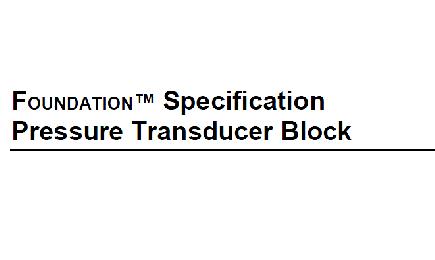 New at the Foundation Sensor Transducer Block Standardization Easier to make Ff