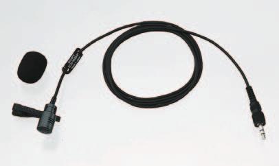 2 m) Supplied with a 3-pole locking mini plug for use with the UWP Series : single/horizontal tie clip (x1), metalmesh windscreen (x1), operating instructions (x1) ECM-44BMP Lavalier Microphone