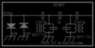 Please study the schematic before soldering. Always check PCB marking for the difference between 20m, 40m or 80m versions.
