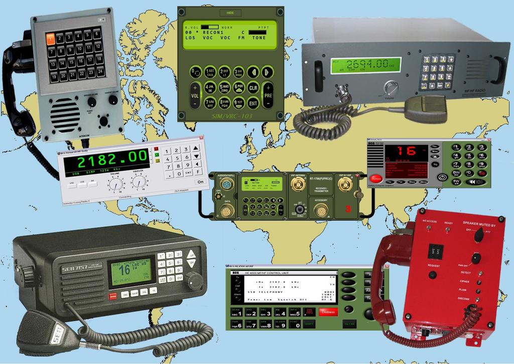 different types of Voice over Internet Protocol (VoIP) communications equipment. The first type uses real radios which we modify to remove all RF capability.