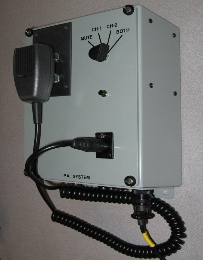 Standalone Communications Device Tactical Voice Terminal Flush or wall mounted communication