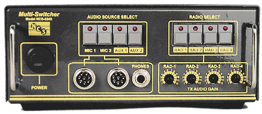 NCS-3240 Multi-Switcher Reviewed by Steve Ford, WB8IMY QST Editor If chaos is the disease plaguing your station, the NCS-3240 Multi-Switcher by New Communications Solutions may be the cure.