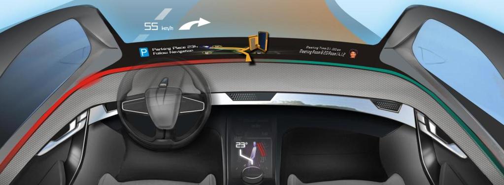 Summary A Safer, effective and pleasurable driving experience Augmented Reality content and eyes on the road with AR HUD* Seamless connectivity with cloud and