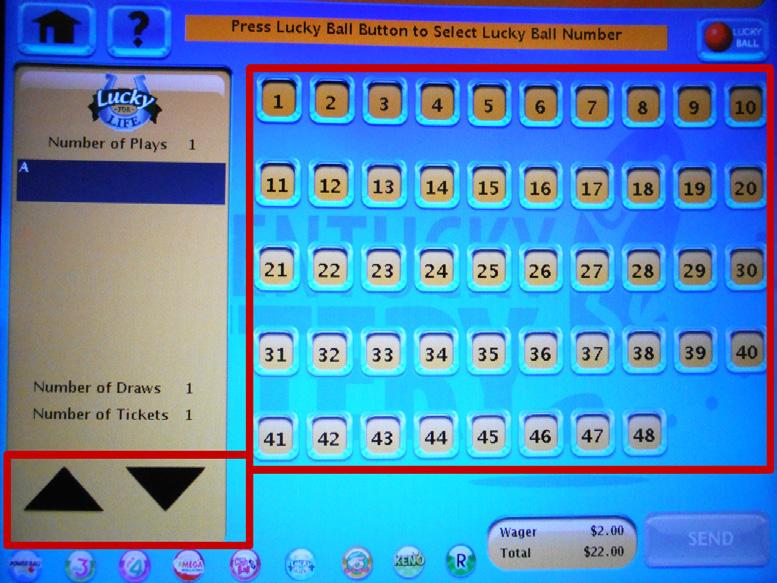 Selling Draw Games 3 Here you can select the Number of Plays, Number of Draws, and the Number of Tickets.