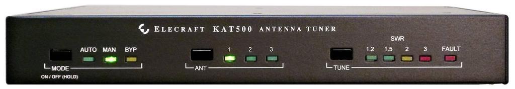 ELECRAFT KAT500 AUTOMATIC ANTENNA TUNER OWNER S MANUAL Revision C6,