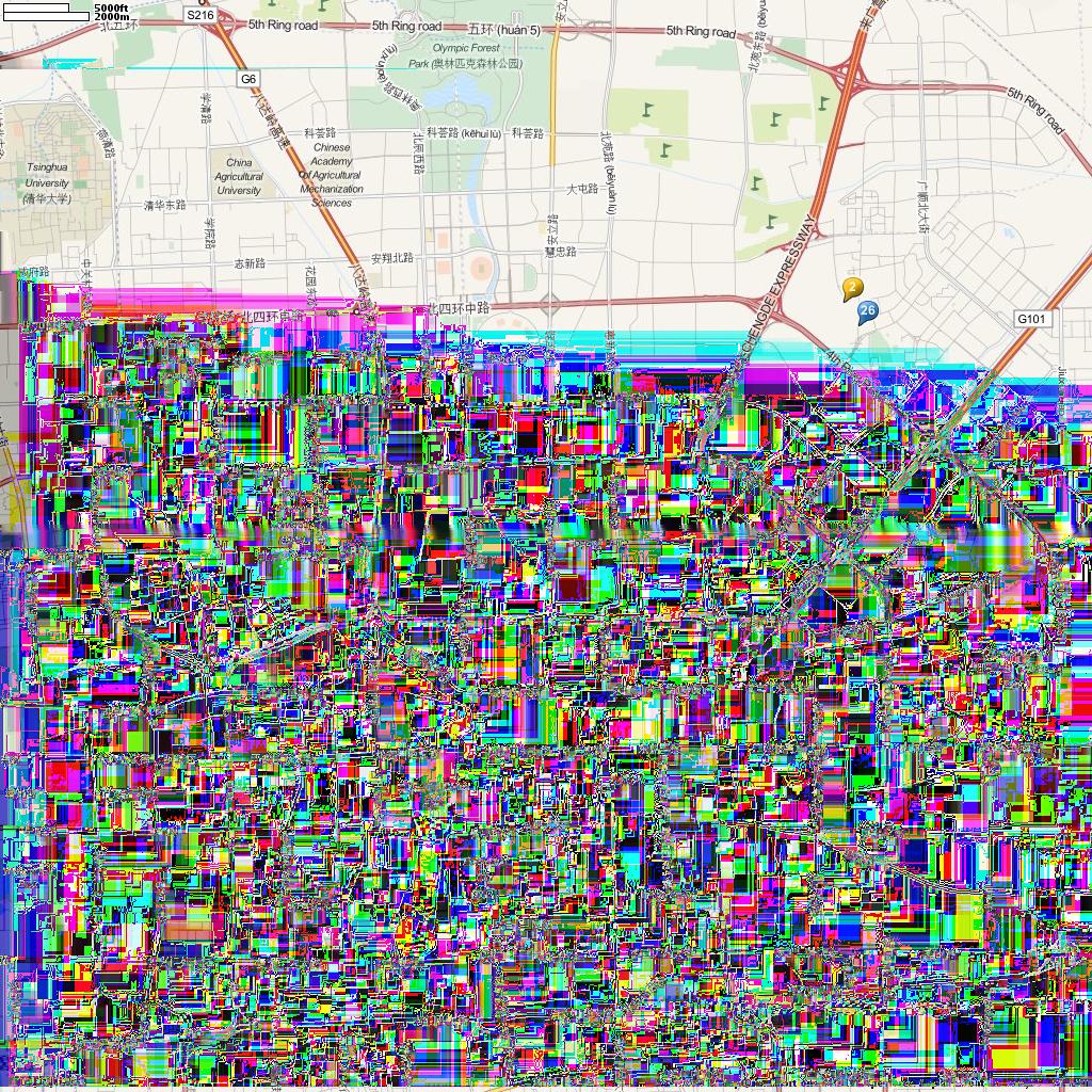 Daily and Weekly Patterns in Human Mobility 9 Fig. 6. Map of Beijing with User 160 s top-5 locations.