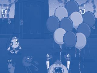 Then, help Mike travel through the Monsters University campus and buildings.