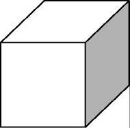 The figure below represents a cube.