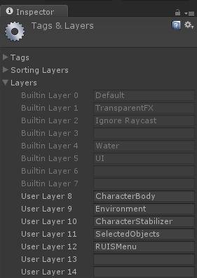 Layers, Script Execution Order, and creating a UnityPackage of RUIS If you create a UnityPackage of RUIS with the intention of importing RUIS to your existing Unity project, you need to create the