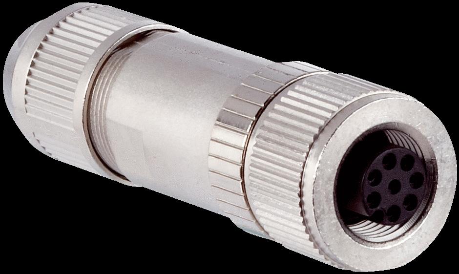 halogenfree, shielded, 5 m DOL1208G05MC1 6032867 Head : female connector, M12, 8pin, straight Cable: drag chain use, PUR, halogenfree, shielded, 10 m DOL1208G10MC1 6032868 Head : female connector,