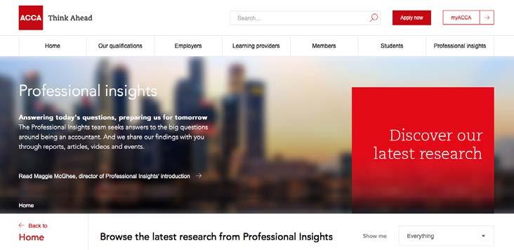 ACCA professional insights: where