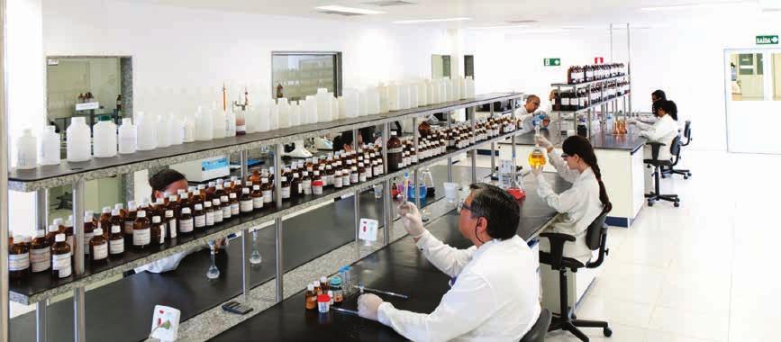 Scientists at the Medquímica facility, Brazil THE LATIN AMERICA REGION (LATAM) REPRESENTS LUPIN S YOUNGEST BUSINESS GLOBALLY WITH THE COMPANY HAVING ESTABLISHED OPERATIONS IN THE REGION S TWO LARGEST