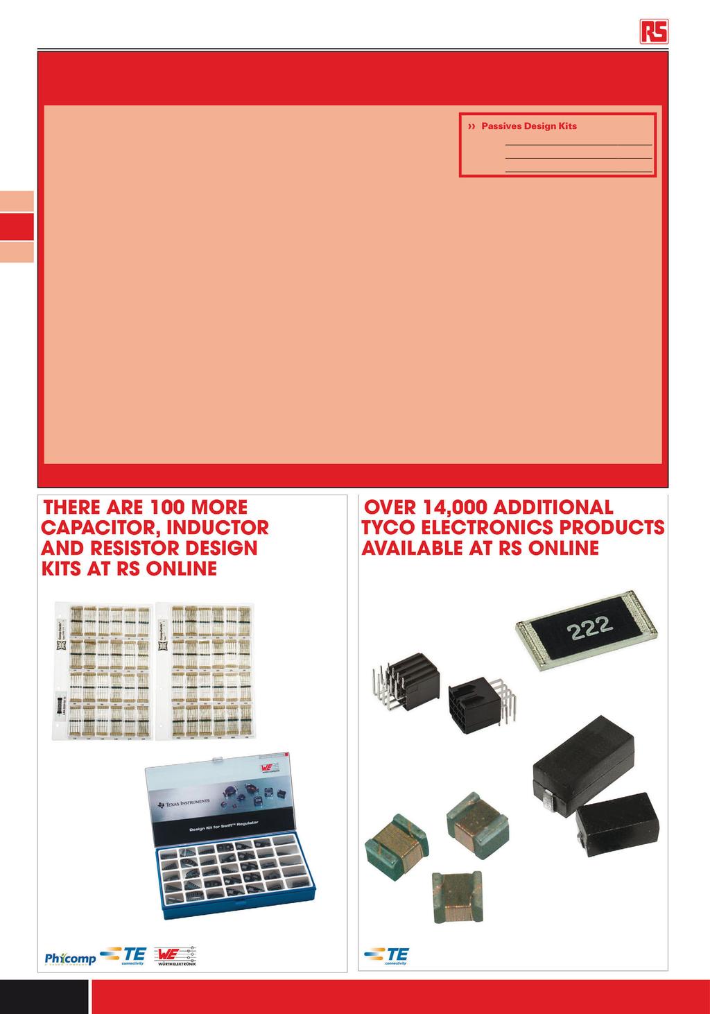 Passive Components - contents 6 Capacitors 440 7 Resistors & Potentiometers 50 8 Inductors, EMC & Surge Protection