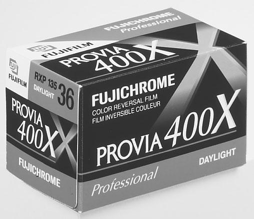 FUJIFILM PRODUCT INFORMATION BULLETIN FUJICHROME PROVIA 400X Professional [RXP] 12.