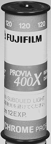 FUJICHROME PROVIA 400X Professional [RXP] FUJIFILM PRODUCT INFORMATION BULLETIN Size Item Contents