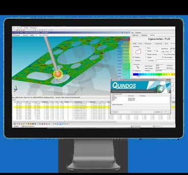QUINDOS QUINDOS evaluation software is the perfect analysis tool for Leitz CMMs with PRECITEC LR.