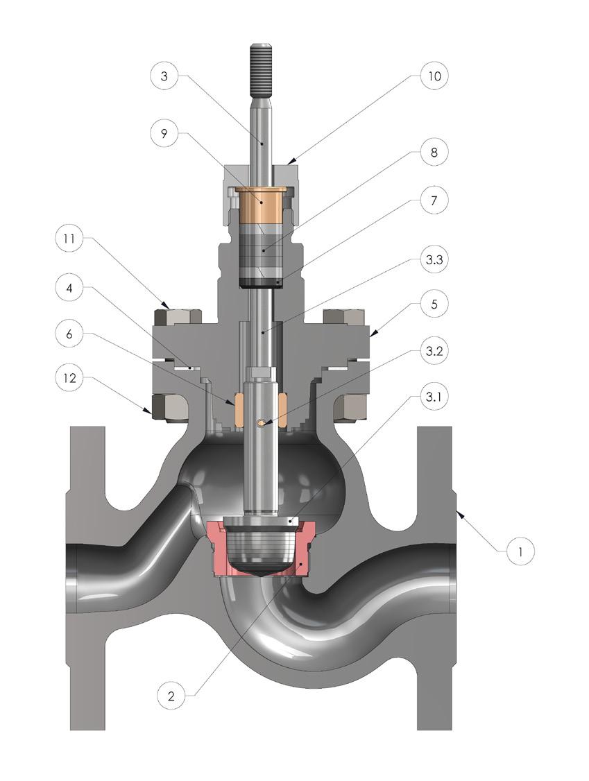 Diaphragm replacement-. Perform following steps to dismantle the stem-diaphragm assembly. a. Hold stem (9) at across flat in vice (soft jaws) b. Unscrew diaphragm nut (). c. Remove washer (). d. Remove diaphragm ().
